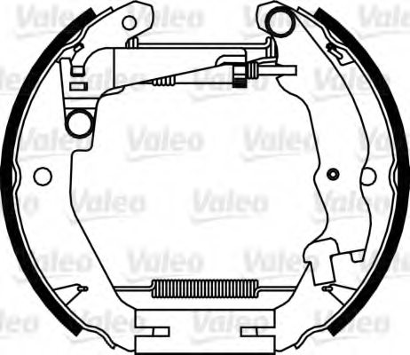 VALEO 554899 Brake Shoe Set